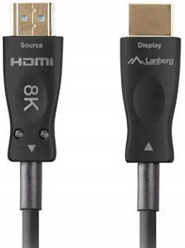 Кабель Lanberg HDMI – HDMI v2.1 20 м Black (CA-HDMI-30FB-0200-BK)