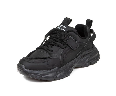 Кроссовки Fashion 23277 чорні (27-32) Чёрный 30