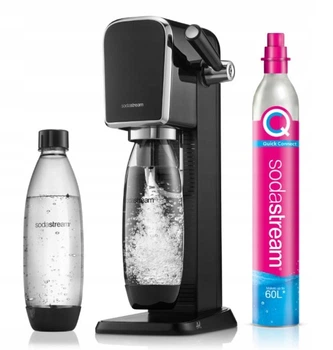 Сифон сатуратор карбонизатор для газирования воды SodaStream Art Черный + 1 бутылка 1 л