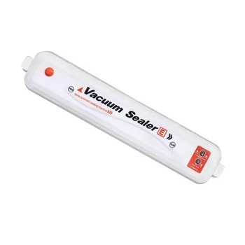 Вакуумный упаковщик продуктов, белый Vacuum Sealer, кухонный вакууматор для дома, прибор для вакуумной упаковки еды.