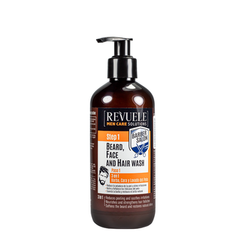 Гель для мытья бороды, лица и волос Revuele Men Care Barber Salon 3 in1 300 мл