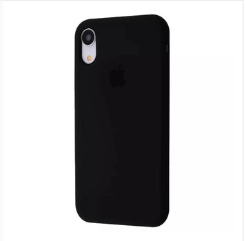 Чехол Premium Silicone Case Full для iPhone Xr black