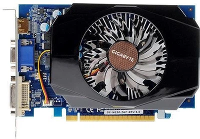 Видеокарта GIGABYTE PCI-Ex NVidia GeFORCE GT 630 2GB DDR3 ( 128 BIT ) HDMI, DVI, VGA, Б/У