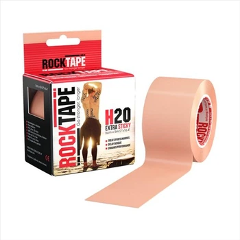Кінезіо тейп RockTape H2O Водостійкий CША 5см х 5м бежевий
