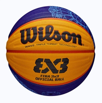 Мяч баскетбольный для стритбола Wilson FIBA 3X3 Official Game Ball Paris Retail 2024 (размер 6)