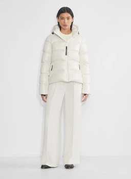 Женский пуховик Aritzia Super Puff SuperSnug Puff, белый (размер S)