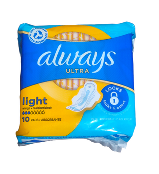 Гігієнiчi прокладки ALWAYS ULTRA прокладки ароматизовані Light Single 10 шт. 1665-2262