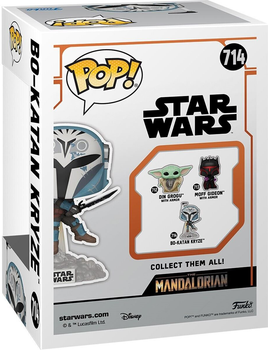 Figurka Funko Pop! Star Wars The Mandalorian Bo Katan Kryze with Darksaber and Jet Pack 9 cm (889698800037)