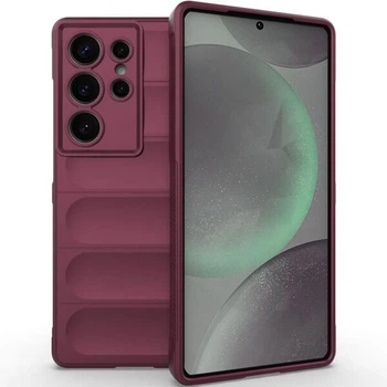 Силиконовый (TPU) чехол Deexe Terra Case для Samsung Galaxy S25 Ultra (S938) - Wine Red