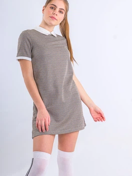 Платье с воротником и манжетами Jennyfer 70folo S (69870S) Песочный