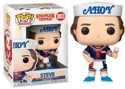 Figurka Funko Pop! Stranger Things 3 Steve with Hat and Ice Cream 9 cm (889698385350)