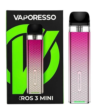 Багаторазова електронна сигарета POD система Vaporesso XROS 3 Mini Kit Rose Pink