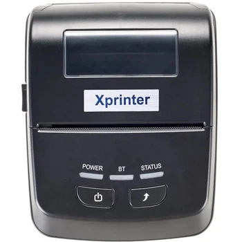Мобільний принтер чеків Xprinter (термодрук,70мм/с,стрічка72 мм,203DPI,USB,Bluetooth,чорний) (XP-P801A)