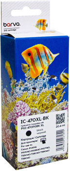 Картридж Barva совместимый с Canon PGI-470PGBK XL (0321C001) 500 арк Black (IC-470XL-BK)