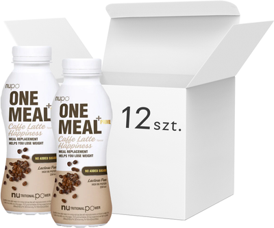 Шейк Nupo One Meal+Prime Caffe Latte Happiness 12 x 330 мл (5715667190005)