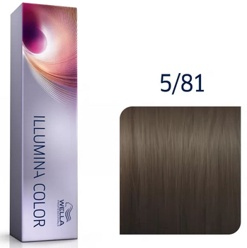 Фарба для волосся Wella Professionals Illumina Color 5/81 Світло-коричнева стійка 60 мл (005610541761)