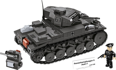 Klocki konstrukcyjne Cobi 2597 Historical Collection World War II Panzerkampfwagen II Ausf. F 813 szt (5902251025977)