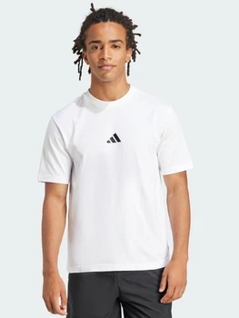 Футболка хлопковая длинная мужская Adidas M Sl Sj T JF1092 M White/Black (4067905816682)