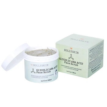 Скраб для обличчя з гліколевою кислотою HOLLYSKIN Glycolic AHA Acid Face Scrub 100 мл