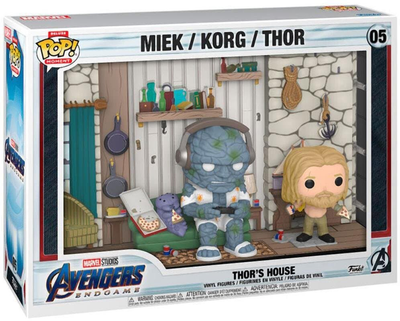 Zestaw figurek Funko Pop! Moment Deluxe Marvel Avengers Endgame Thor's House 3 szt (889698709149)