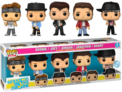 Zestaw figurek Funko Pop! 5-Pack Rocks New Kids on the Block Donnie Joey Jordan Jonathan Danny 5 szt (889698652346)