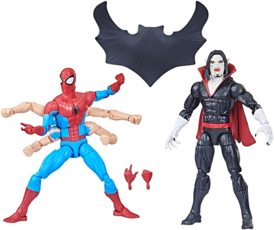 Zestaw figurek Hasbro Fans Marvel Legends Series The Amazing Spider-Man Spider-Man & Morbius 15 cm 2 szt (5010996145994)