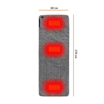 Електропростирадло для спального мішка з підігрівом від USB Mydays MDZD-013, розмір 170*60
