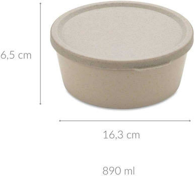 Pojemnik na żywność Koziol Connect Bowl hermetyczny nature desert sand 890 ml (4002942564486)