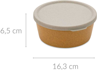 Pojemnik na żywność Koziol Connect Bowl hermetyczny nature wood 890 ml (4002942564523)