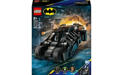 Конструктор Lego DC Batman Бэтмен Тумблер против Двуликого и Джокера, 429 деталей 76303