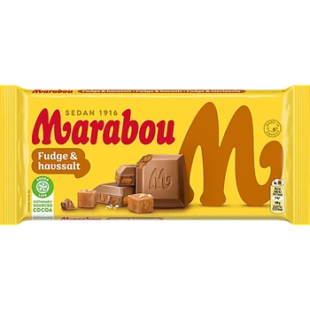 Молочний шоколад з сіллю Marabou, 160 г fudge_salt_185