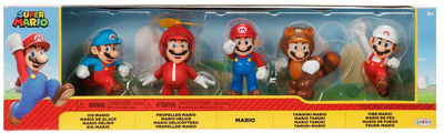 Набор фигурок Jakks Pacific Super Mario Bros 138836 6 см 5 шт (0192995416468)