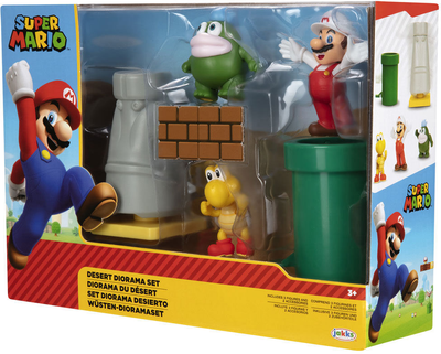 Zestaw figurek Jakks Pacific Super Mario Bros Desert z akcesoriami 3 szt (192995406179)