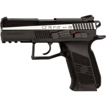 Пістолет пневматичний ASG CZ 75 P-07 Nickel Blowback 4,5 мм BB