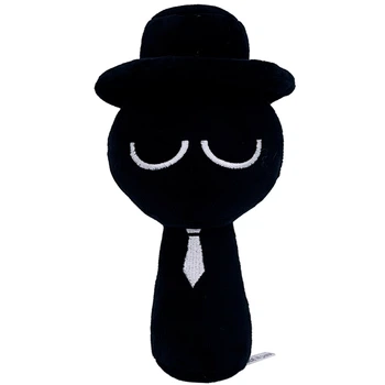 Іграшка Black персонаж Vocal із гри Incredibox Sprunki м'яка іграшка Спрункі Фаза 1 для дітей (арт 13525)
