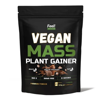 Гейнер Feel Power Plant Vegan MASS Gainer (Натуральний шоколад) 1500 г