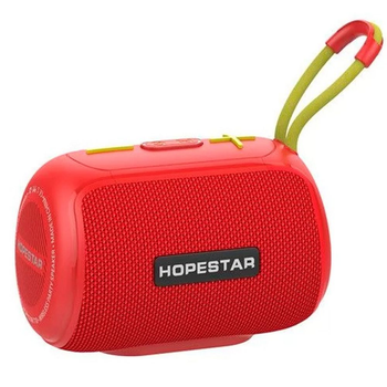 Красная портативная Bluetooth колонка Hopestar T10