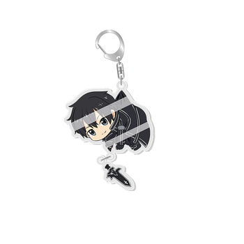 Брелок акриловий Майстри Меча Онлайн Кіріто Sword Art Online Kirito 5 см (4D449CFF68E1)