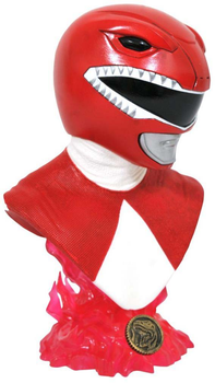 Бюст Diamond Select Toys Legends In 3D Mighty Morphin Power Rangers Red Ranger масштаб 1:2 25 см (699788844793)