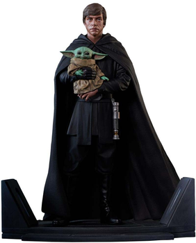 Фігурка Diamond Select Toys Star Wars Premier Collection The Mandalorian Luke Skywalker And Grogu масштаб 1:7 25 см (699788844595)