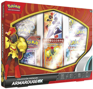 Zestaw akcesoriów Bandai Bandai Spanish Pokemon Armarouge Box Trading Card Game (820650505010)