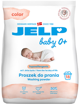 Proszek do prania dla dzieci Jelp Baby 0+ hipoalergiczny 1.12 kg (5720233400143)