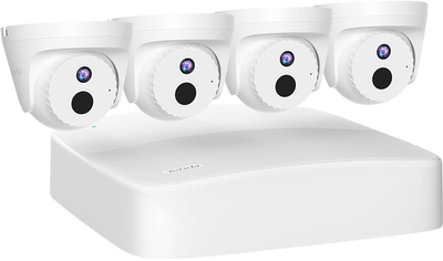 Комплект видеонаблюдения Tenda K4P-4CR White