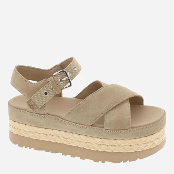 Жіночі сандалії UGG Aubrey Ankle 876106142 40.5 (9.5US) 26.5 см Бежеві (1159821159)