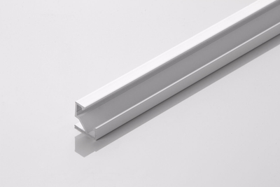 Алюмінієвий профіль під LED стрічку кутовий L=5950 мм білий (ціна за 1 пог.м.)