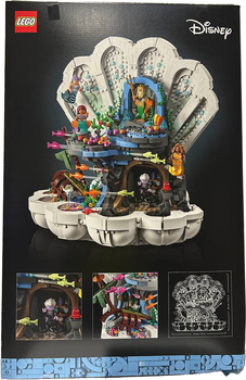 Zestaw klocków LEGO Disney Królewska muszla Małej Syrenki 1808 elementów (43225) (955555907672941) - Outlet