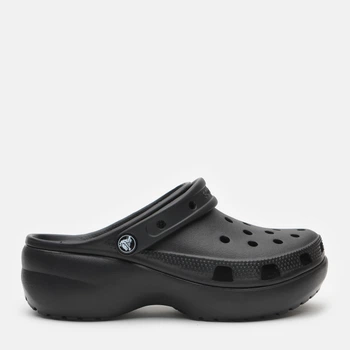 Жіночі крокси Crocs Classic Platform Clog W 206750-001 36,5 Чорні (191448678378)