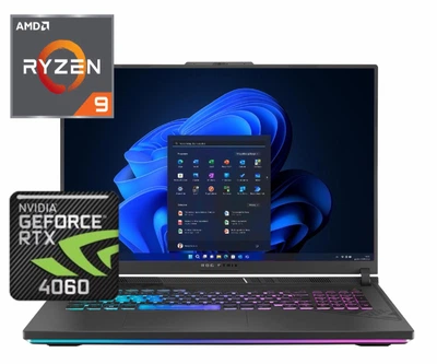 Ноутбук (2024) ігровий ASUS ROG Strix G17 R9-7845HX/ 16GB / 512GB/ RTX4060 / 17.3" 144Hz