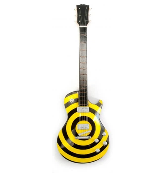 Гитара миниатюра дерево GUITAR GL SPIRAL YELLOW 24 см желтый (DN29838)