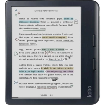 Електронна книга Kobo Libra Colour Black (N428-KU-BK-K-CK) [116851]